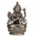 Avalokiteshvara / Chenrezig aus Silber, 5,5 cm 70 g